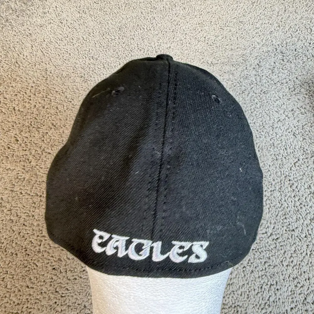 Philadelphia Eagles Hat Cap Fitted Mens L Black NFL Football New Era Embroidered